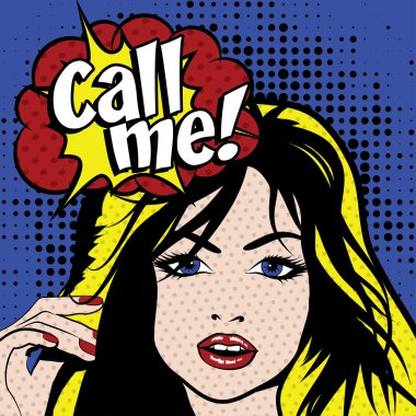 Pop Art kadın 