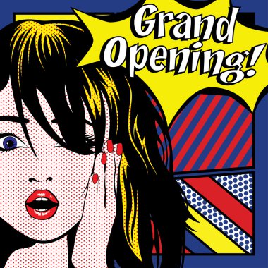 Pop art kadın - açılış!