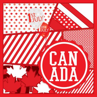 Mutlu Kanada günü Temmuz ilk.