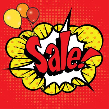 Pop Art çizgi roman simgesi 