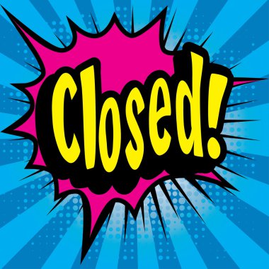 Pop Art çizgi roman simgesi 