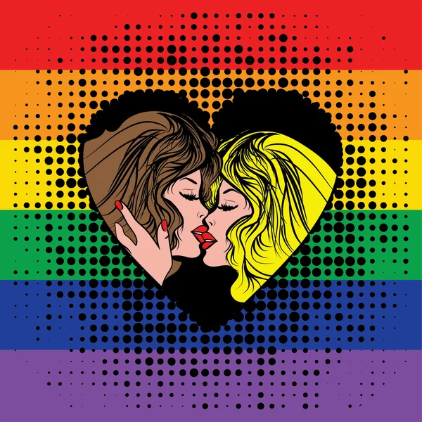 Aynı eşcinsel evlilik. Aşk — Stok Vektör