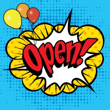 Pop Art çizgi roman simgesi A├º