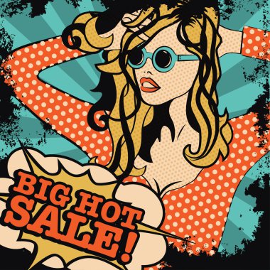 Pop art büyük sıcak satış