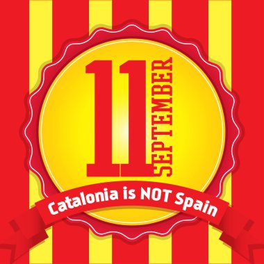 Catalonia Milli günü. 11 Eylül.