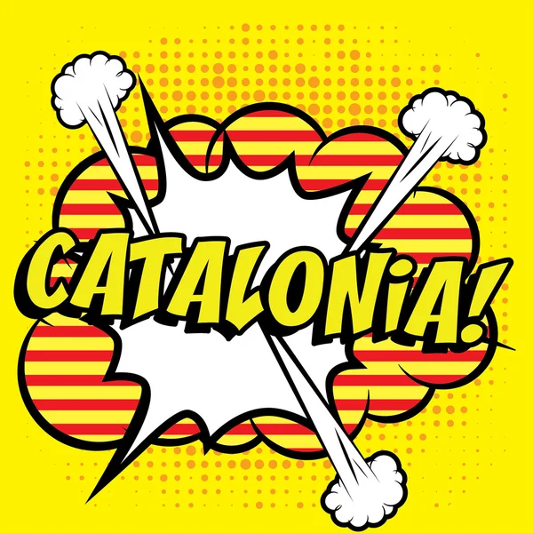 A Catalonia nemzeti nap. — Stock Vector