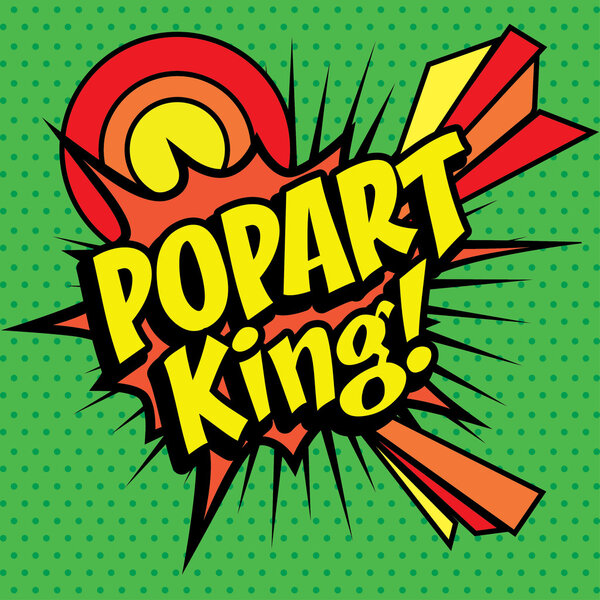 Comics icon "PopArt King!".