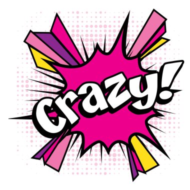 Pop Art çizgi roman simgesi 