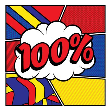 Pop Art comics icon 