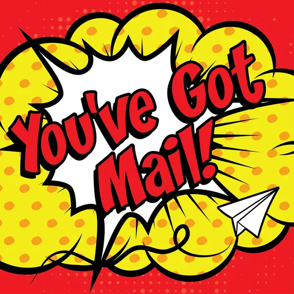 Pop Art - "You 've got Mail !". — стоковый вектор