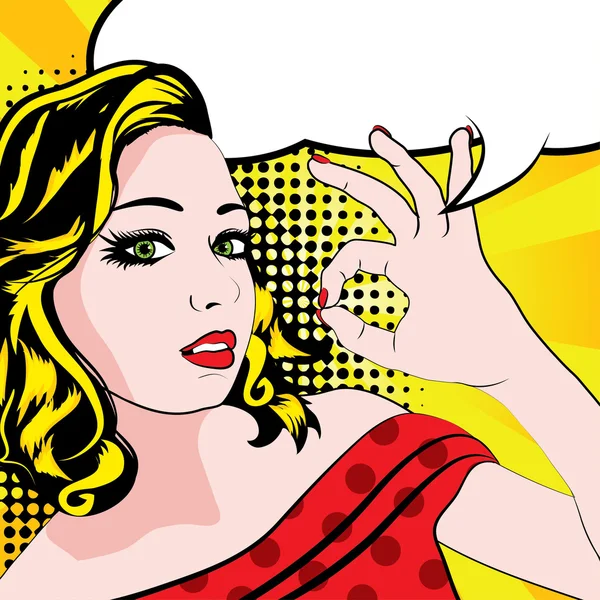 Kadın eli. Tamam! işareti.