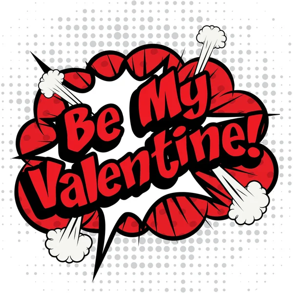 Fumetti - Be My Valentine! — Vettoriale Stock