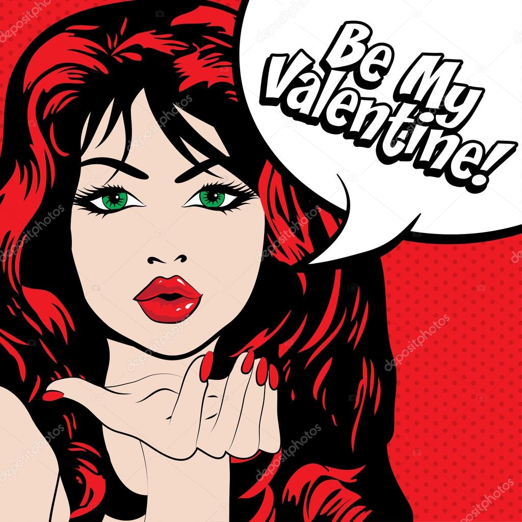 Woman - Be my valentine!