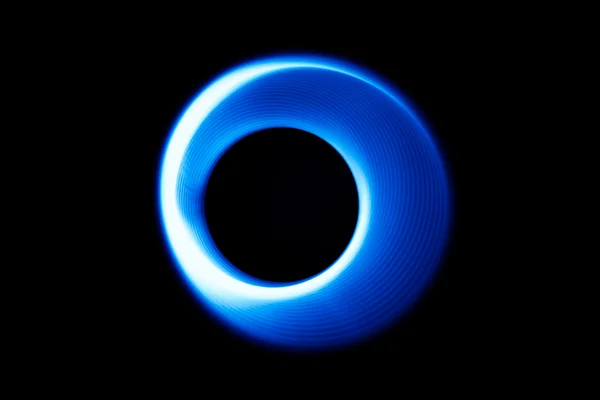 Звукові хвилі у видимому синьому кольорі — стокове фото
