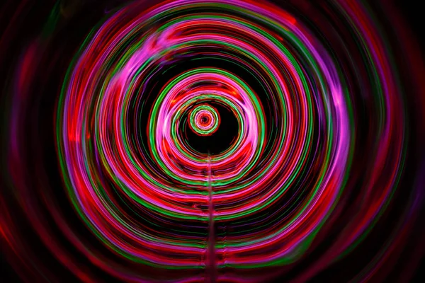 Ηχητικά κύματα στο σκοτάδι σε πλήρες χρώμα — Φωτογραφία Αρχείου