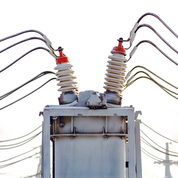 Hoogspanning elektrisch vermogen — Stockfoto