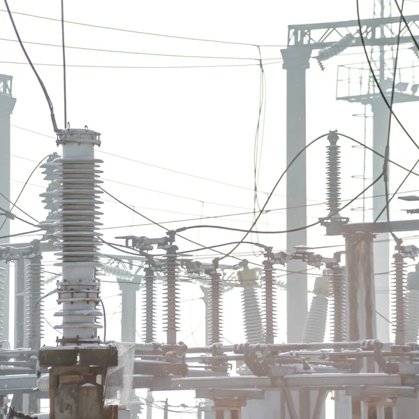 High voltage electric power — Stock Photo, Image