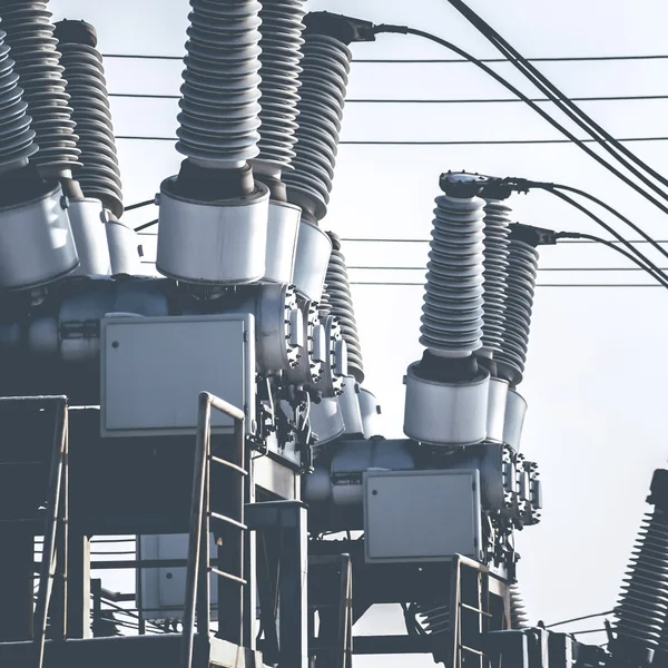 High voltage electric power — Stock Photo, Image