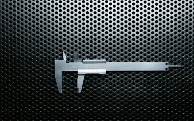 Vurgulanmış Vernier kalibreli