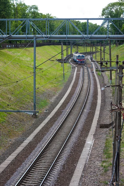 電車鉄道 — ストック写真