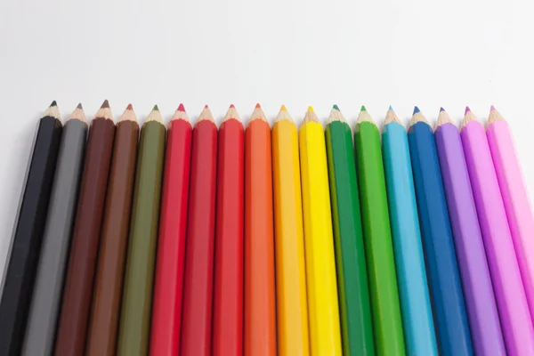 Lápices de colores para dibujar — Foto de Stock