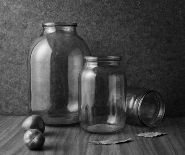 Boş kutular ile natürmort