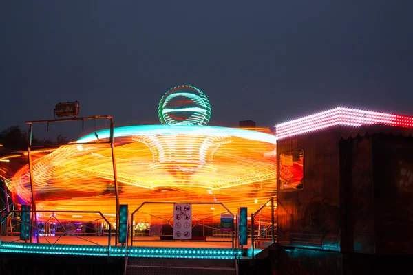 Carousels at night — Stock Photo, Image