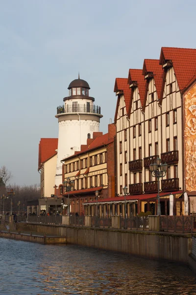 Fischerdorf in Kaliningrad — Stockfoto