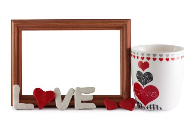 Ahşap çerçeve şenlikli