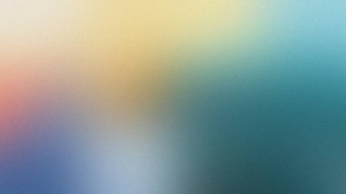 Pembe, sarı, mavi ve mavinin yumuşak geçişleriyle soyut bir eğim arkaplanı.
