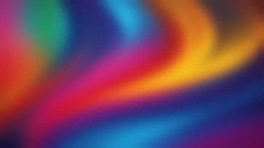 Canlı gökkuşağı renkleri bu soyut arka plan tasarımında buzlu cam dokusuyla pürüzsüzce akıyor..