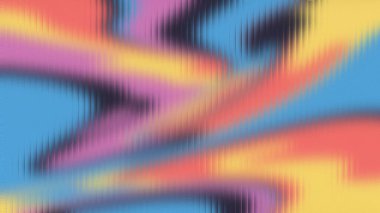 Dikey çizgiler ve parlak renk sözcükleriyle soyut renkli girdapları gösteren arkaplan:...