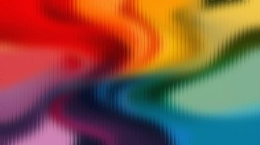 Dikey buzlu cam dokusundan görünen soyut renkli ışık dalgaları. Ayrıntıları temizle...