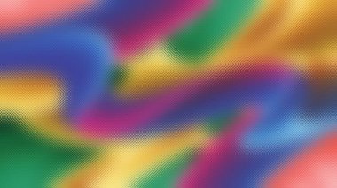 Mavi, pembe, sarı ve yeşil köşegenli soyut, buzlu arka plan..