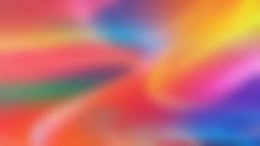 Soyut pembe, turuncu, sarı ve mavi renk karışımlı buzlu cam dokusu..