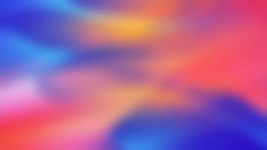 Yumuşak harmanlanmış soyut arkaplan mavi, pembe, sarı ve kırmızı renklerle. Ayrıntıları ve titreşimi temizle...