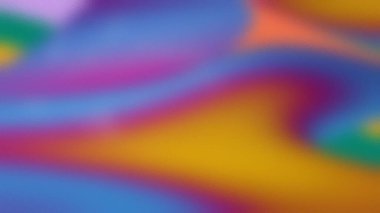 Yumuşak bulanık soyut şekiller canlı mor, mavi, pembe, sarı ve yeşil renklerde..