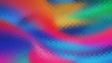 Açık pembe, mavi, sarı ve yeşil buzlu cam gradyan yumuşak bulanık efektli..