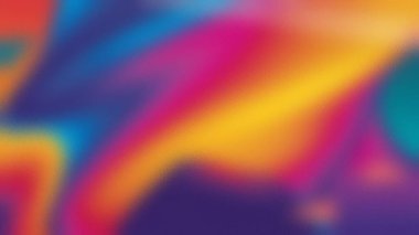 Canlı renklerin çapraz karışımı ve buzlu cam dokusu pürüzsüz bir soyut yaratıyor....