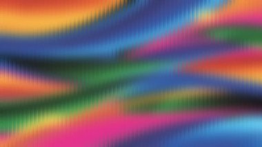 Dinamik soyut eğimli girdap arka planı, sıvı mavi pembe turuncu ve yeşil renklerle..