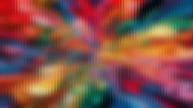 Renkli çizgiler ve dikey çizgilerle dolu enerjik ve soyut bir arkaplan. Ayrıntıları temizle...