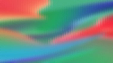 Akan yeşil, kırmızı ve mavi soyut renkler ve dikey çizgi dokusu pürüzsüz bir çizgi oluşturur...