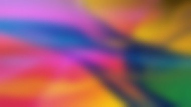 Pembe, mavi ve yeşil renklerin pürüzsüz karışımlarıyla buzlu cam yüzey..