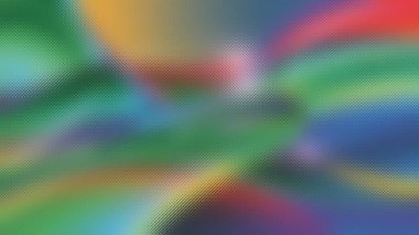 Soyut yeşil, mavi ve diğer canlı renklere sahip buzlu cam deseni..