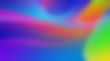 Mor mavi, turuncu ve yeşil renkli soyut girdap eğimli buzlu cam dokusu..