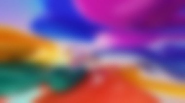 Harmanlanmış mavi, mor, sarı, kırmızı ve yeşil renkli buzlu cam deseni. Ayrıntıları temizle ve v...