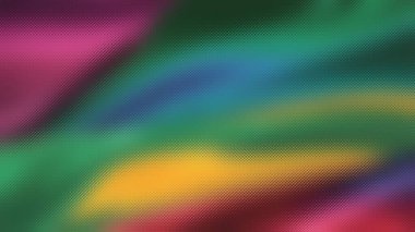 Yeşil mavi sarı ve pembe kıvrımlı buzlu cam dokular. Ayrıntıları ve canlılığı temizle...