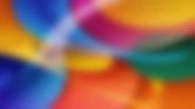 Canlı soyut renk karışımları ve buzlu cam yüzeyden görünen ışık efektleri.