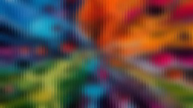 Yoğun bir soyut renk patlaması ve dikey çizgi dokusu. Ayrıntıları temizle...