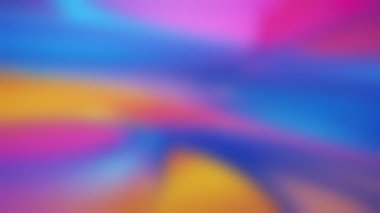 Yumuşak eğimli mavi, pembe ve sarı renkli dalgalar pürüzsüz ve akışkan bir arkaplan oluşturur.